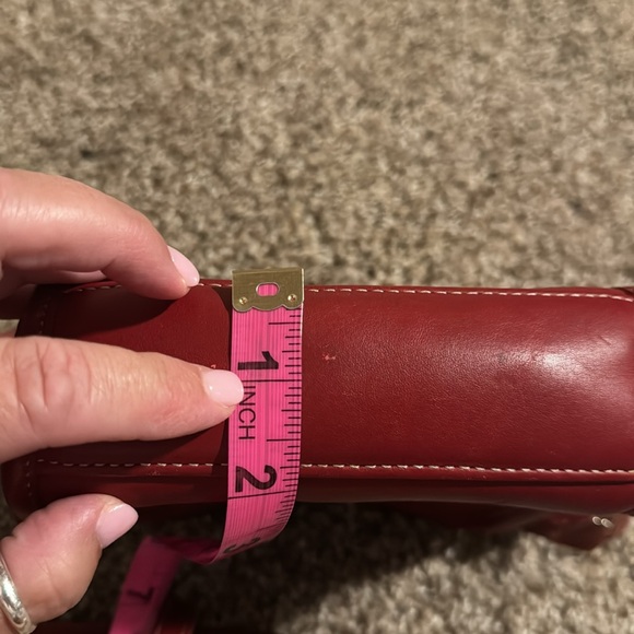 Vintage Coach Bellini cross-body purse or camera bag in red leather R9G-9139 - Picture 12 of 12